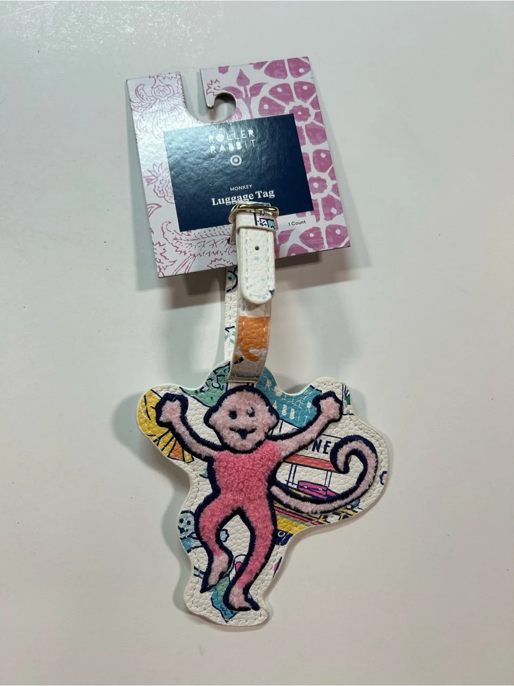 NEW (2) Roller Rabbit x Target Monkey Luggage Tags - Picture 5 of 8